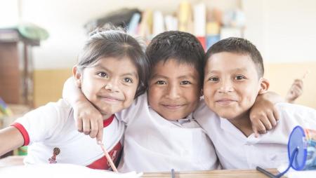 Estudiantes en Ecuador